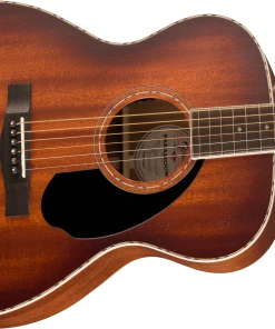 Fender PO-220E Orchestra, All Mahogany, Ovangkol Fingerboard, Aged Cognac Burst