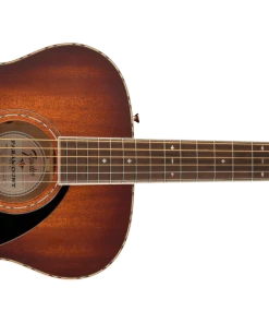 Fender PO-220E Orchestra, All Mahogany, Ovangkol Fingerboard, Aged Cognac Burst