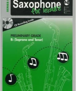 Hal Leonard Books AMEB SAXOPHONE FOR LEISURE PRELIM B FLAT BK/CD SER 1