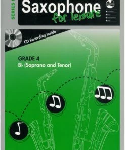Hal Leonard AMEB SAXOPHONE FOR LEISURE GRADE 4 B FLAT BK/CD SER 1