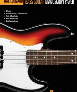 Hal Leonard HL BASS GUITAR MANUSCRIPT PAPER Books