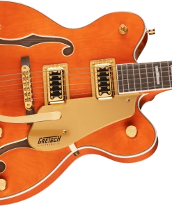 Fender Gretsch G5422TG Electromatic® Classic Hollow Body Double-Cut With Bigsby® And Gold Hardware, Laurel Fingerboard, Orange Stain 9 Fender Gretsch G5422TG Electromatic® Classic Hollow Body Double-Cut With Bigsby® And Gold Hardware, Laurel Fingerboard, Orange Stain