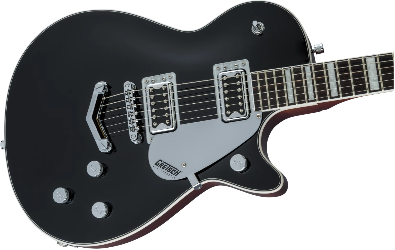 Fender Gretsch G5220 Electromatic Jet BT Single-Cut With V-Stoptail, Black Walnut Fingerboard, Black Gretsch Guitars 6 Fender Gretsch G5220 Electromatic Jet BT Single-Cut With V-Stoptail, Black Walnut Fingerboard, Black Gretsch Guitars