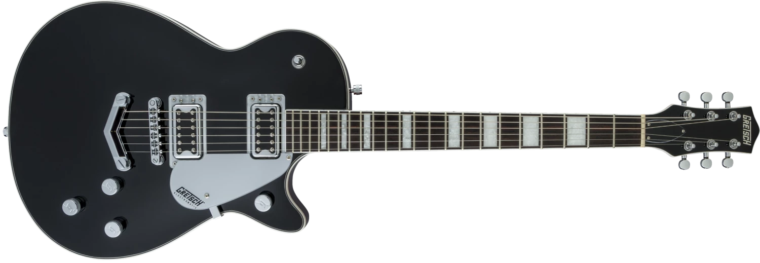 Fender Gretsch G5220 Electromatic Jet BT Single-Cut With V-Stoptail, Black Walnut Fingerboard, Black Gretsch Guitars 1 Fender Gretsch G5220 Electromatic Jet BT Single-Cut With V-Stoptail, Black Walnut Fingerboard, Black Gretsch Guitars