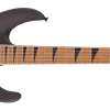 Fender Jackson Guitars Jackson JS Series Dinky Arch Top JS24 DKAM, Caramelized Maple Fingerboard, Black Stain