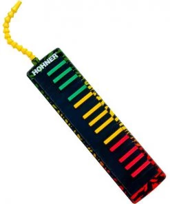 PRO MUSIC Hohner Airboard 32-Key Melodica In Rasta Design