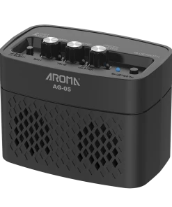 National Aroma AG05BK 5W Electric Guitar Rechargeable Portable Amplifier Black Electric Amps