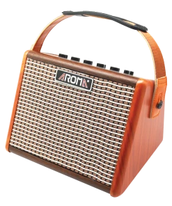 National Portable Amps Aroma AG-15A 15W Acoustic Guitar Rechargeable Amplifier