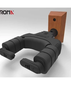 National Aroma AH-89W Locking Guitar Wall Hanger Wood Mount