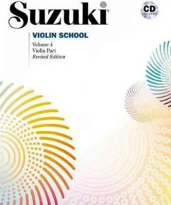 Hal Leonard SUZUKI VIOLIN SCHOOL BK 4 BK/CD VLN PT NEW ED