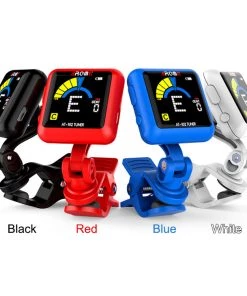 National Accessories Aroma AT102RD Rechargable Chromatic Clip-on Tuner Red