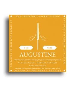 PRO MUSIC Augustine Classic Gold Strings - Regular Tension Trebles / Medium Tension Basses
