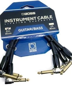 Roland Pedalboards And Accessories BOSS Patch Cable - BICPC 6inch (3-pack)