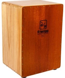 PRO MUSIC Cajons A Tempo Percussion Basic Flamenco Cajon In Natural Satin Finish