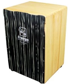 PRO MUSIC A Tempo Performance Series Cajon In Black Wood Grain Matte Cajons