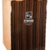 PRO MUSIC Cajons A Tempo Performance Series Cajon In Black Stripe Matte