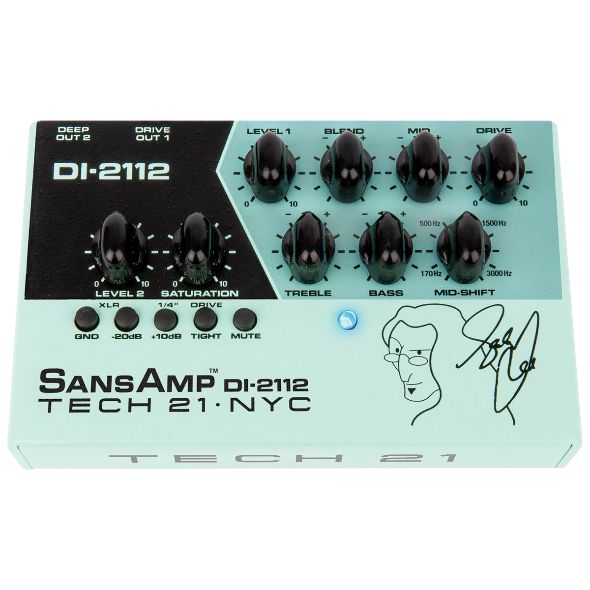 National TECH 21 Sansamp DI-2112 Geddy Lee Signature DI 3 National TECH 21 Sansamp DI-2112 Geddy Lee Signature DI