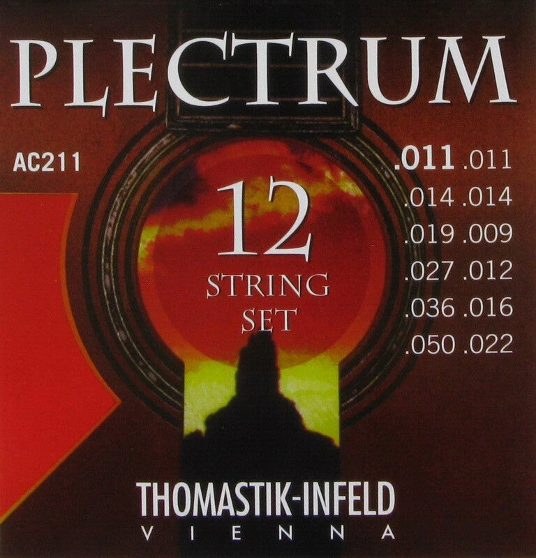 National Thomastik AC211 Plectrum Bronze Acoustic Guitar Strings 12-String 1 National Thomastik AC211 Plectrum Bronze Acoustic Guitar Strings 12-String