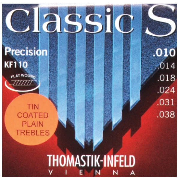 National Thomastik KF110 Classic S Rope Core 10-38 String Set Strings 1 National Thomastik KF110 Classic S Rope Core 10-38 String Set Strings