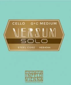National Strings Thomastik VES4344 Versum Solo 'G' & 'C' Cello String Twin Pack