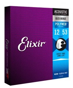 National Elixir 11050 Polyweb 80/20 Light 12-53