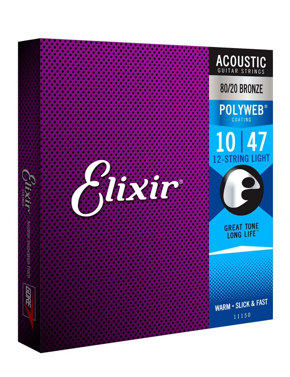 National Elixir 11150 Polyweb 80/20 12 String Light 10-47 2 National Elixir 11150 Polyweb 80/20 12 String Light 10-47