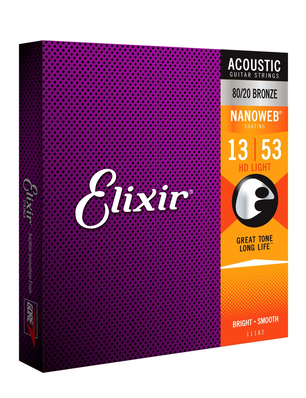 National Elixir 11182 Nanoweb 80/20 HD Lite 13 - 53 Strings 2 National Elixir 11182 Nanoweb 80/20 HD Lite 13 - 53 Strings