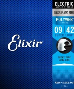 National Strings Elixir 12000 Polyweb Electric Super Light 9-42