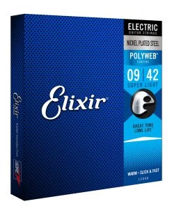 National Strings Elixir 12000 Polyweb Electric Super Light 9-42