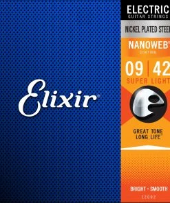 National Elixir 12002 Nanoweb Electric Super Light 9-42 Strings