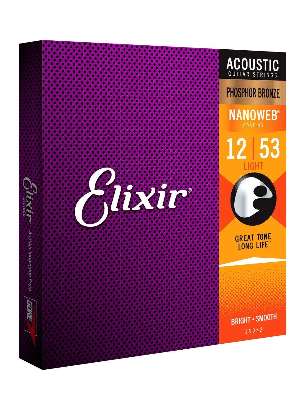 National Strings Elixir 16052 Nanoweb PHOSPHOR Bronze Light 12-53 2 National Strings Elixir 16052 Nanoweb PHOSPHOR Bronze Light 12-53