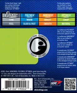 National Elixir 19002 Optiweb Electric 9-42 Super Light Strings 5 National Elixir 19002 Optiweb Electric 9-42 Super Light Strings