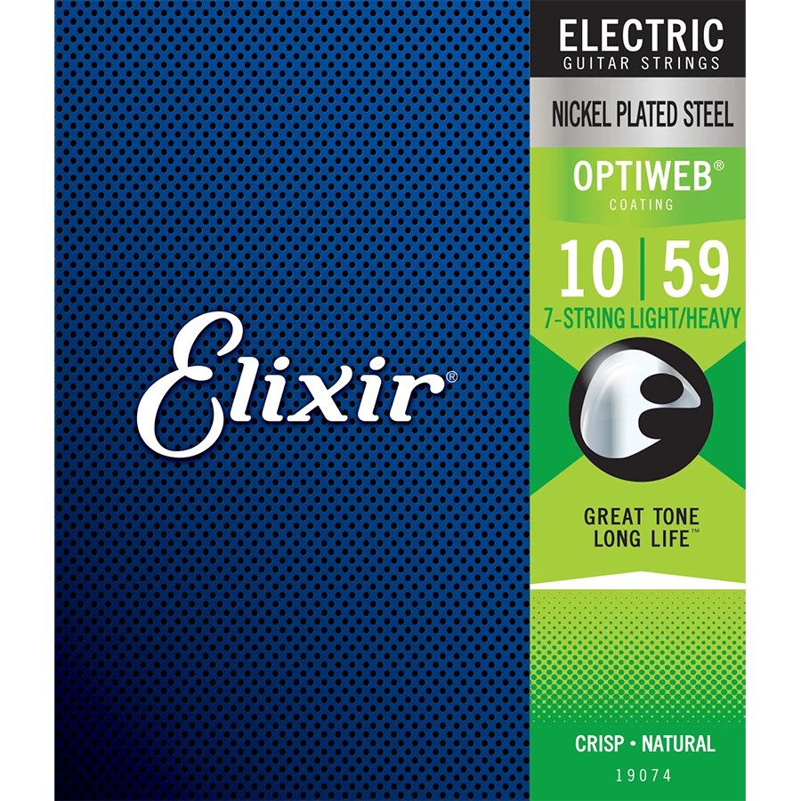 National Elixir 19074 Optiweb 7-String Electric Light/Heavy 10-59 2 National Elixir 19074 Optiweb 7-String Electric Light/Heavy 10-59