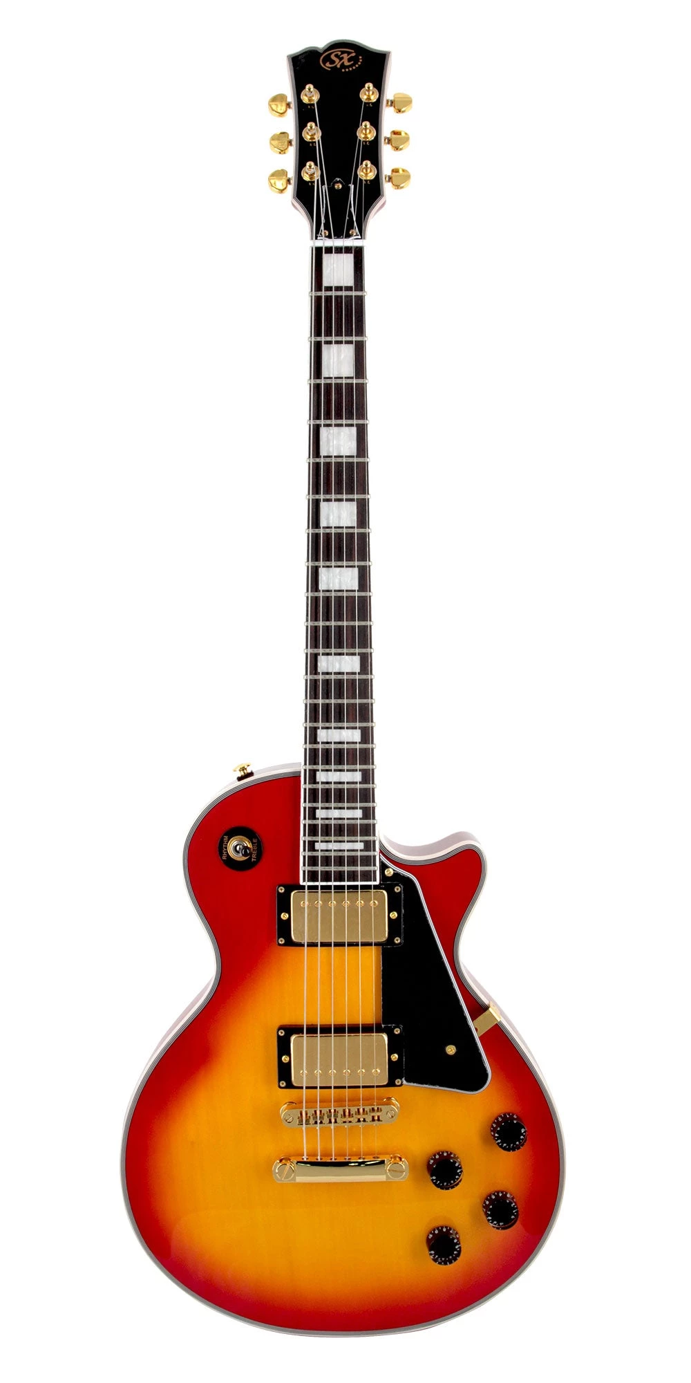 AMS SX Guitars SX Deluxe LP Style Electric Guitar 1 AMS SX Guitars SX Deluxe LP Style Electric Guitar
