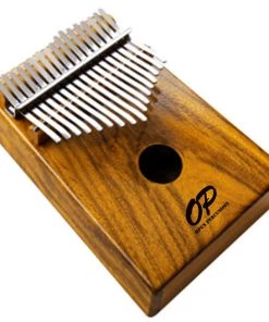 PRO MUSIC Opus Percussion 17-Key Koa Wood Kalimba In Natural Gloss Kalimbas