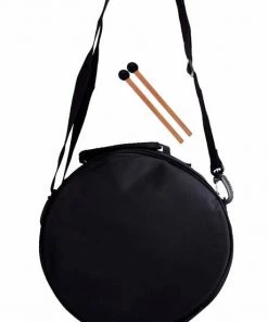 PRO MUSIC Tongue Drums Opus Percussion 12" Metal 11-Note Lotus Carves Style Tongue Drum In Chestnut