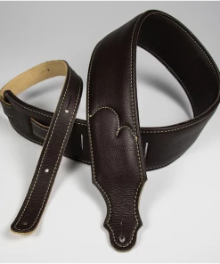 National Straps Franklin 2.5" Premium Chocolate Padded Glove Leather Strap