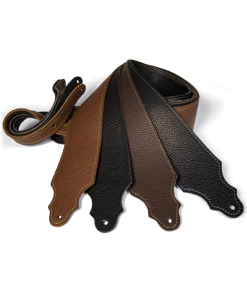 National Straps Franklin 2.5" Black Purist Leather Strap With Buck Backing