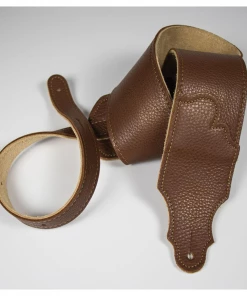 National Franklin Original 3" Caramel Glove Leather With Gold Stitching Straps