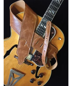 National Straps Franklin 3" Jackson Hole Cognac Aged Leather Strap