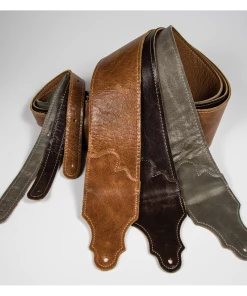 National Straps Franklin 3" Jackson Hole Chocolate Aged Leather Strap