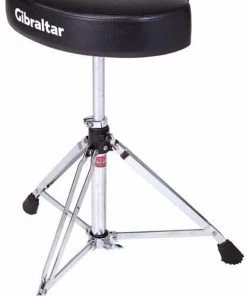 PRO MUSIC Gibraltar 6600 Series Double Braced Motostyle Drum Throne In Black