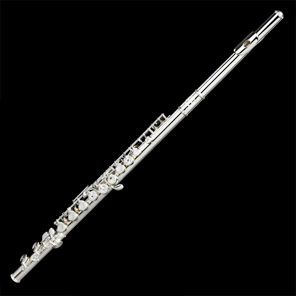 National Grassi 810MKII Silver Plated Flute With French Pointed Arms 1 National Grassi 810MKII Silver Plated Flute With French Pointed Arms
