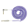 National Kirlin IPK222PU 30ft Premium Coil Purple Guitar Cable RA - Straight