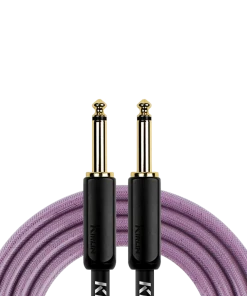 National Leads Kirlin KIPW201BPU-10 PVC Woven Guitar Cable 10Ft Purple