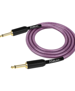 National Leads Kirlin KIPW201BPU-10 PVC Woven Guitar Cable 10Ft Purple