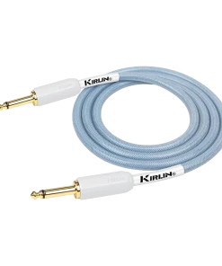 National Leads Kirlin KIPW201WBL-10 PVC Woven Guitar Cable 10Ft Blue