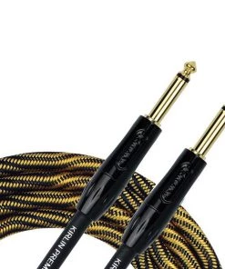 National Kirlin IWB201WB 20ft Premium Plus Wave Yellow Guitar Cable