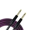 National Kirlin IWB201WB 10ft Premium Plus Wave Purple Guitar Cable Leads