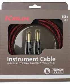 National Kirlin IWB201WB 20ft Premium Plus Wave Red Guitar Cable